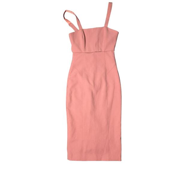 Cinq a Sept Dakota Midi Dress in Rosewood Size 0 - Picture 2 of 9